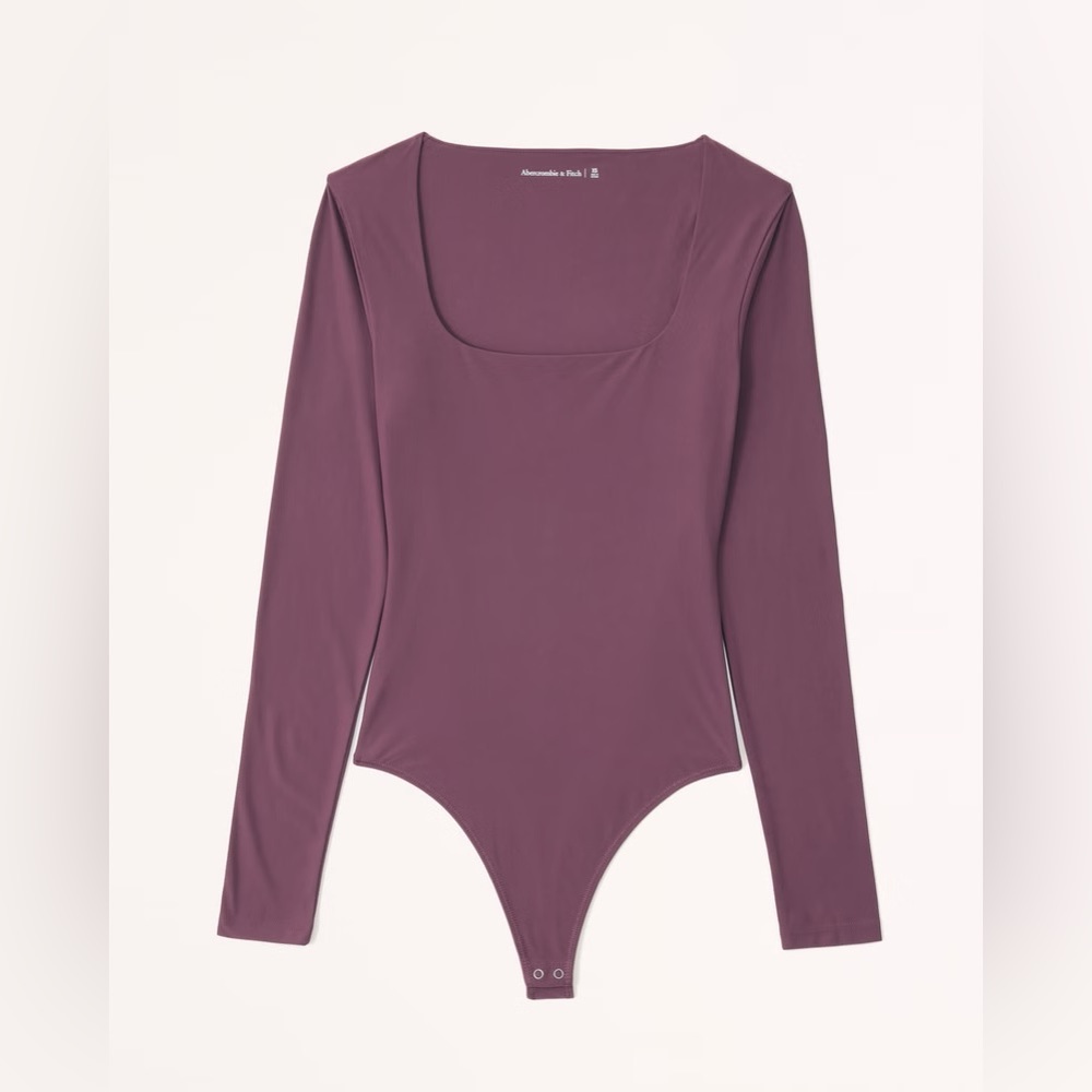 Abercrombie Soft Matte Seamless Long-Sleeve Bodysuit